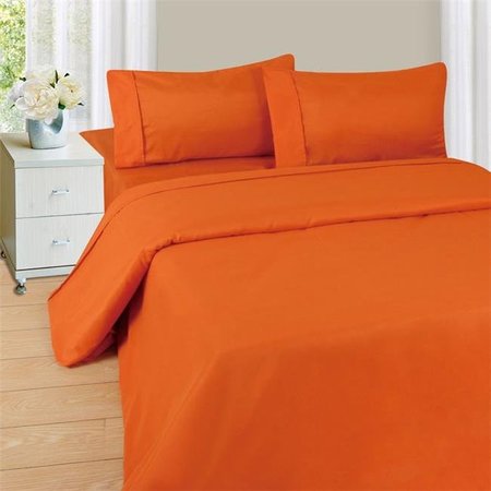 BEDFORD HOMES Bedford Homes 66A-34253 1200 Series 4 Piece Queen Size Sheet Set - Rust 66A-34253